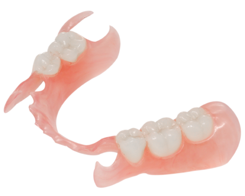 Nylon removable denture