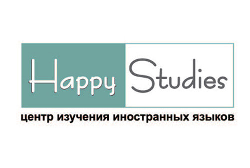 дизайн логотипа, фирменного стиля, сайта и продвижение для сети школ иностранных языков Happy Studies